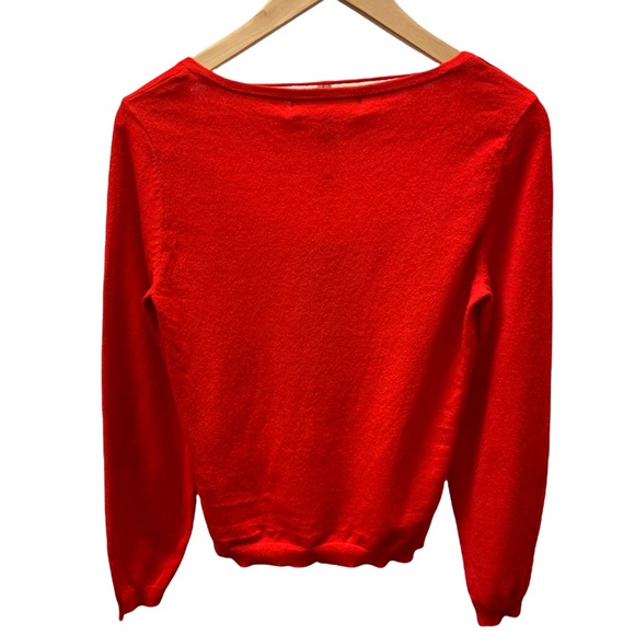 New! Vero Moda Karma V-Neck Gogi Berry Sweater, size Medium - Picture 3 of 6